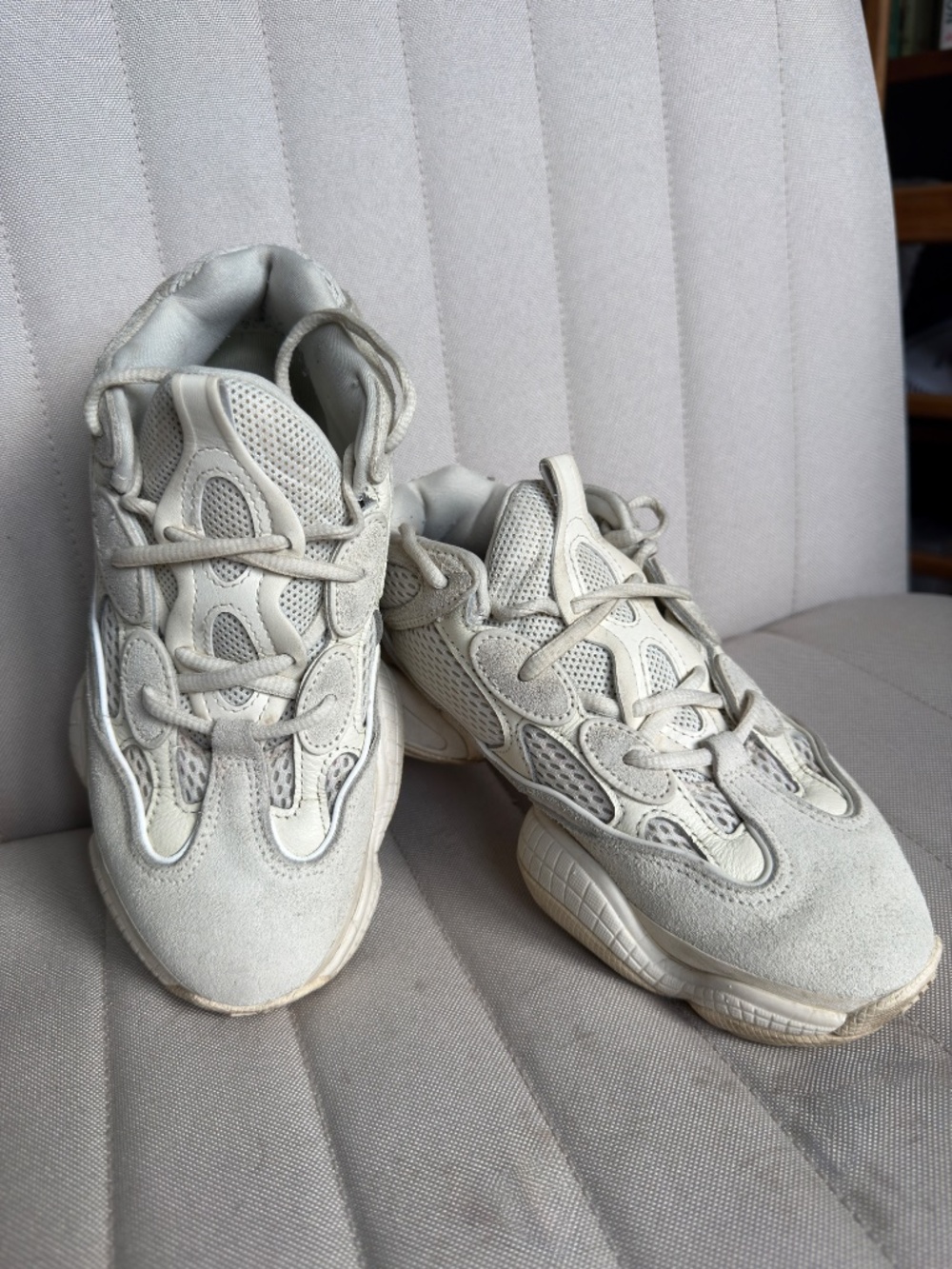 Authentic Adidas Yeezy 500 Bone White - Men's Size 4.5 / Women's 5.5 - Picture 3 of 5